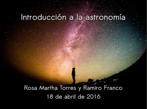 Introducción a la astronomía