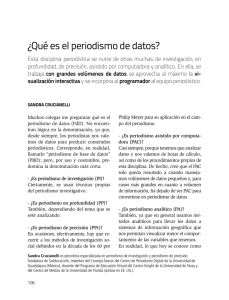 ¿Qué es el periodismo de datos? - Asociación de la Prensa de Madrid
