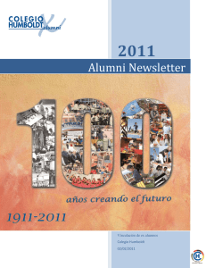 Alumni Newsletter - Colegio Humboldt