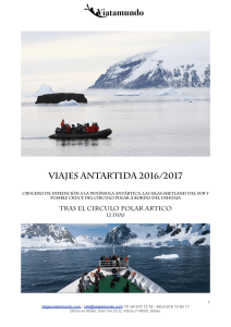 Viajes Antartida 2016 Tras el circulo polar artico 2016 2017