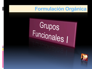 Formulación orgánica: grupos funcionales power point en pdf