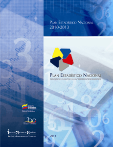 Plan Estadístico Nacional (PEN) 2010-2013.