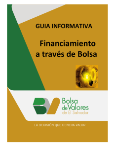 Guía Informativa “Financiamiento a través de Bolsa”