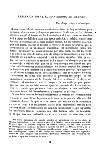 AnalesIIE40, UNAM, 1971. Reflexión sobre el manierismo de México