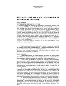 ART.434-435-CPP - Defensoría de Casación