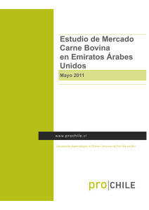 Estudio de Mercado Carne Bovina en Emiratos Árabes Unidos