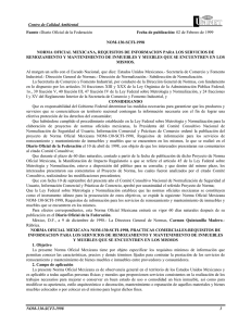 NOM-130-SCFI-1998 - LEGISMEX Legislación Ambiental Mexicana