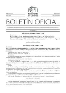 Boletín 325/2012 - Parlamento de Canarias