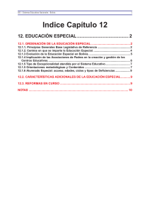 12. Educación Especial