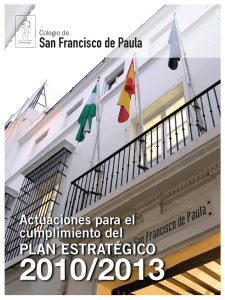 plan estratégico plan estratégico - Colegio de San Francisco de Paula
