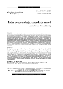Redes de aprendizaje, aprendizaje en red