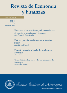 Revista de Economía y Finanzas, Volumen II Diciembre 2015