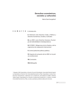 Derechos económicos, sociales y culturales