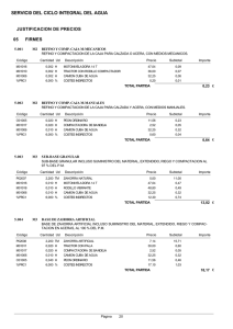 SERVICI0 DEL CICLO INTEGRAL DEL AGUA