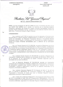005-2014-GRA/ARMA-SG - Gobierno Regional de Arequipa