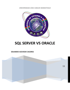 SQL SERVER VS ORACLE