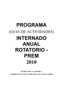 Programa IAR - PREM 2010