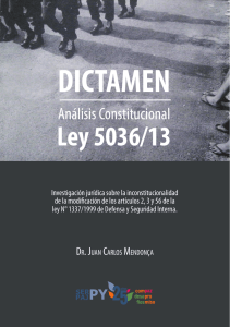 Dictamen Análisis Constitucional de la Ley 503613