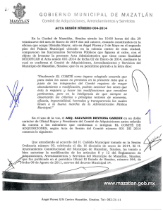 004 Acta Comite De Adquisiciones 2014-01-29