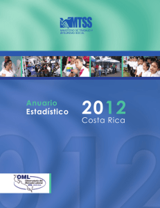 Anuario Estadístico Costa Rica