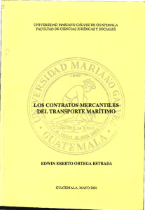 los contratos - Universidad Mariano Gálvez de Guatemala