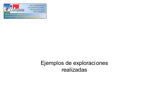 Ejemplos de exploraciones realizadas