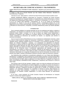 NOM-086-SCT2-2004 - Orden Jurídico Nacional