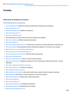 Listado de portales de empleo( PDF , 35 KB )