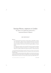 Santiago Bevans, arquitecto en Londres - P3-USAL