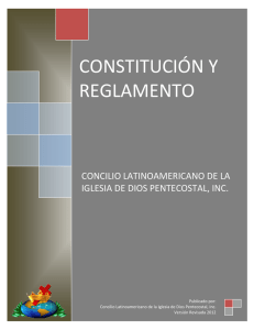 constitucion y reglamento - Concilio Latinoamericano