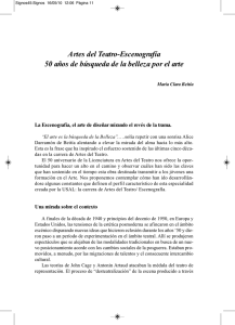 Artes del Teatro-Escenografía 50 años de búsqueda de - P3-USAL