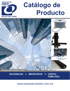 Catálogo de Producto 2012