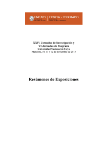 libro resúmenes _nov 2015 - Universidad Nacional de Cuyo