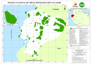 sistema nacional de áreas protegidas del ecuador