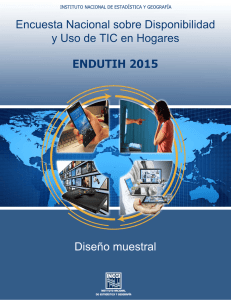 Encuesta Nacional sobre Disponibilidad y Uso de TIC en Hogares