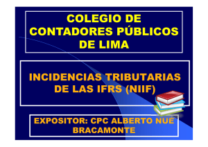 Costo. - Colegio de Contadores Públicos de Lima