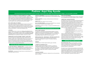 2006 Spanish Parent Handbook.pmd