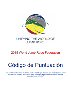 Código de Puntuación - World Jump Rope Federation