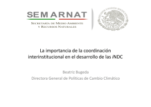 coordinación interinstitucional