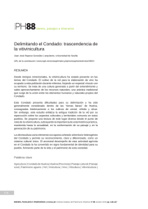 Delimitando el Condado - Instituto Andaluz del Patrimonio Histórico