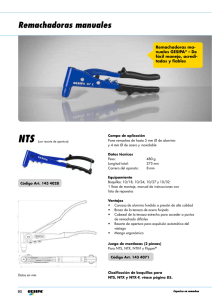 Remachadoras manuales