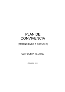 plan de convivencia - CEIP Costa Teguise