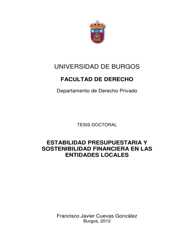 Estabilidad Presupuestaria Y Sostenibilidad Financiera En Las