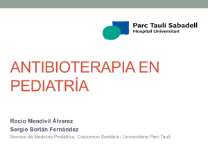 Antibioterápia en pediatría