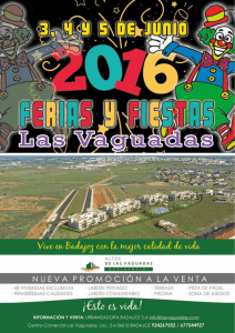 Revista Ferias y Fiestas de Las Vaguadas 2016
