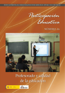 Marzo de 20011. Revista del Consejo Escolar del Estado.