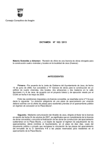 Dict.amen 182-2013 - Gobierno de Aragón