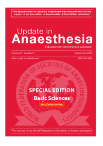 Update in Anaesthesia-Español - Fundación Anestesiológica de