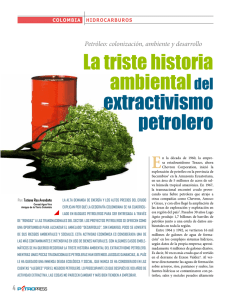 La triste historia ambiental del extractivismo petrolero