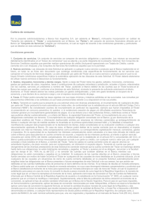 Contrato - Banco Itaú